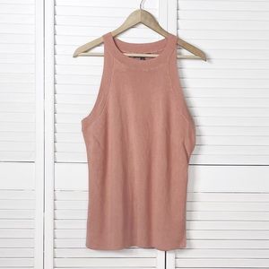 Banana Republic high neck knit sweater tank